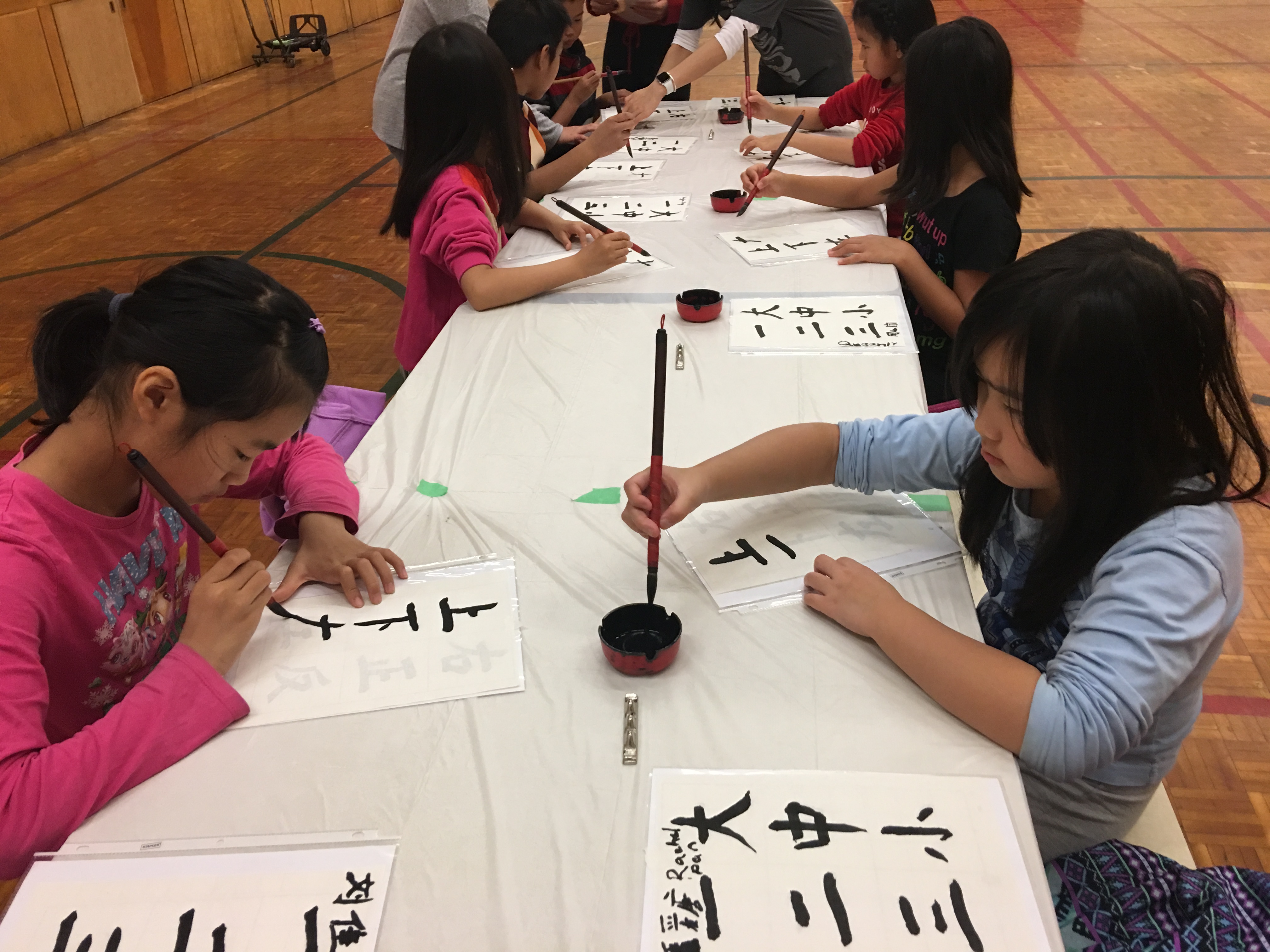 中年級學生組的比賽進行中。