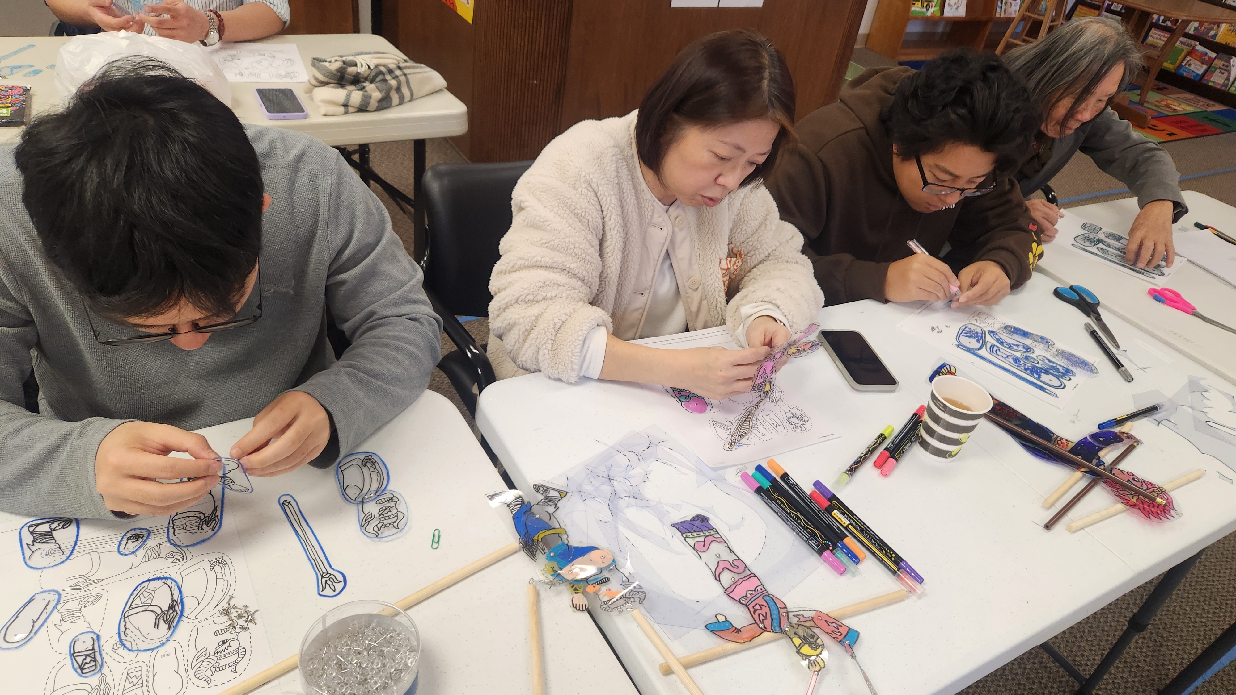 北卡洛麗中文學校2024皮影戲文化研習會2