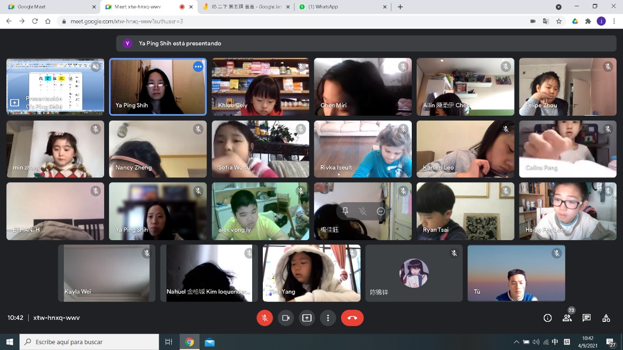 110學年度愛育學校 正體漢字文化節 「小學部中低年級組造詞比賽」4