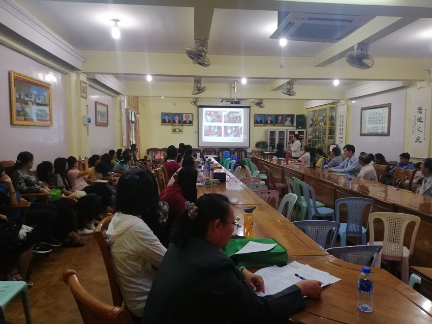 曼德勒孔教學校東區舉辦2019學年度下學期教師增能研習2