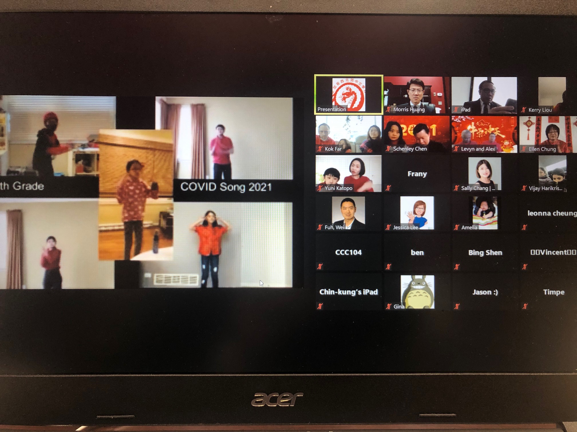 4年級學生的Covid防疫歌，動感十足。