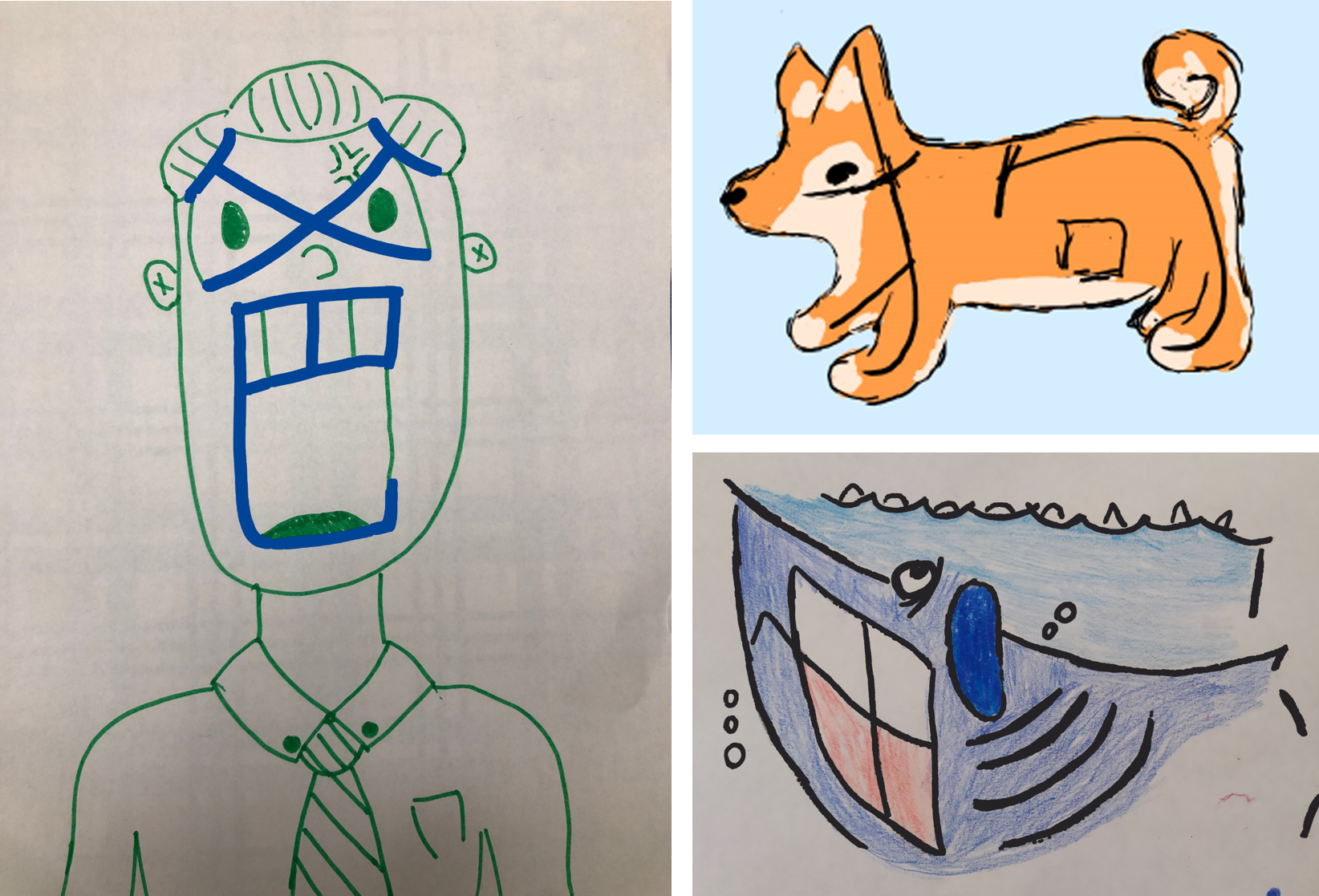 「繪畫學中文」優勝作品