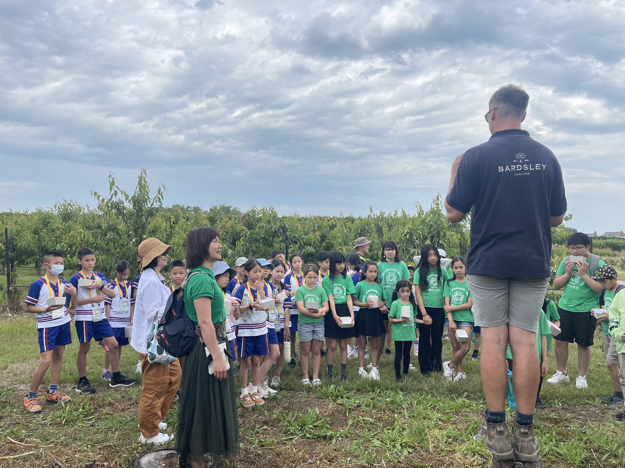 2023年健康國小抵英參訪華園3