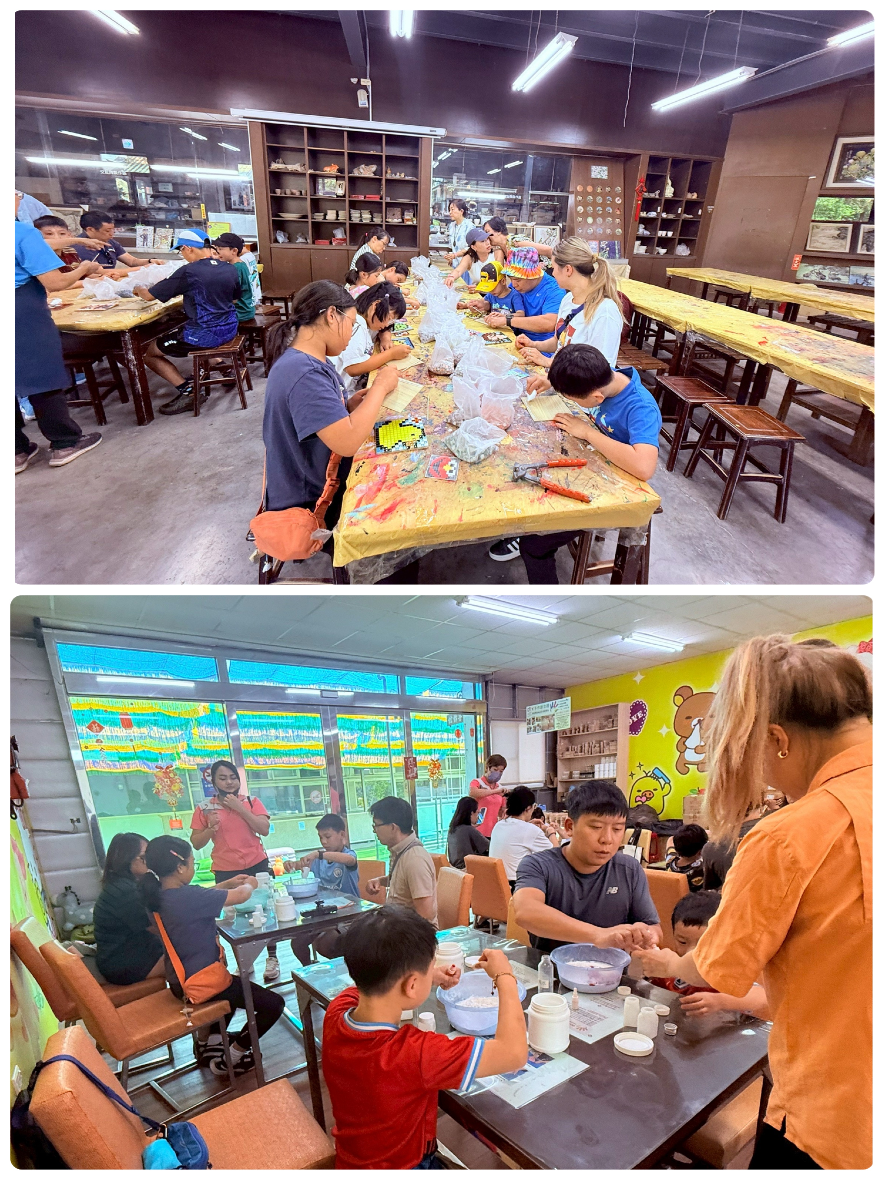 DIY體驗（上）陶板窯（下）手工香皂