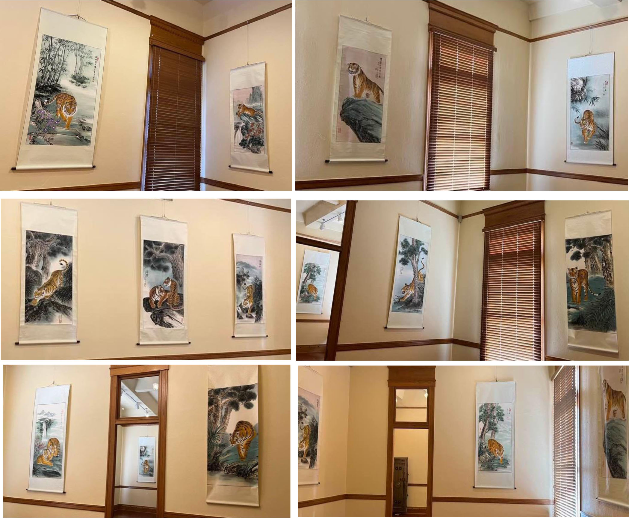 鳳凰城漢字文化精品虎作在亞利桑那州首都博物館展出八週
