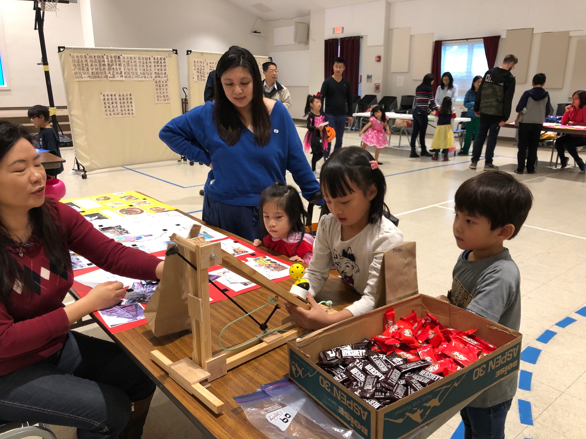 108學年度臺灣萊城中文學校正體漢字文化節--親子正體漢字教學園遊會1