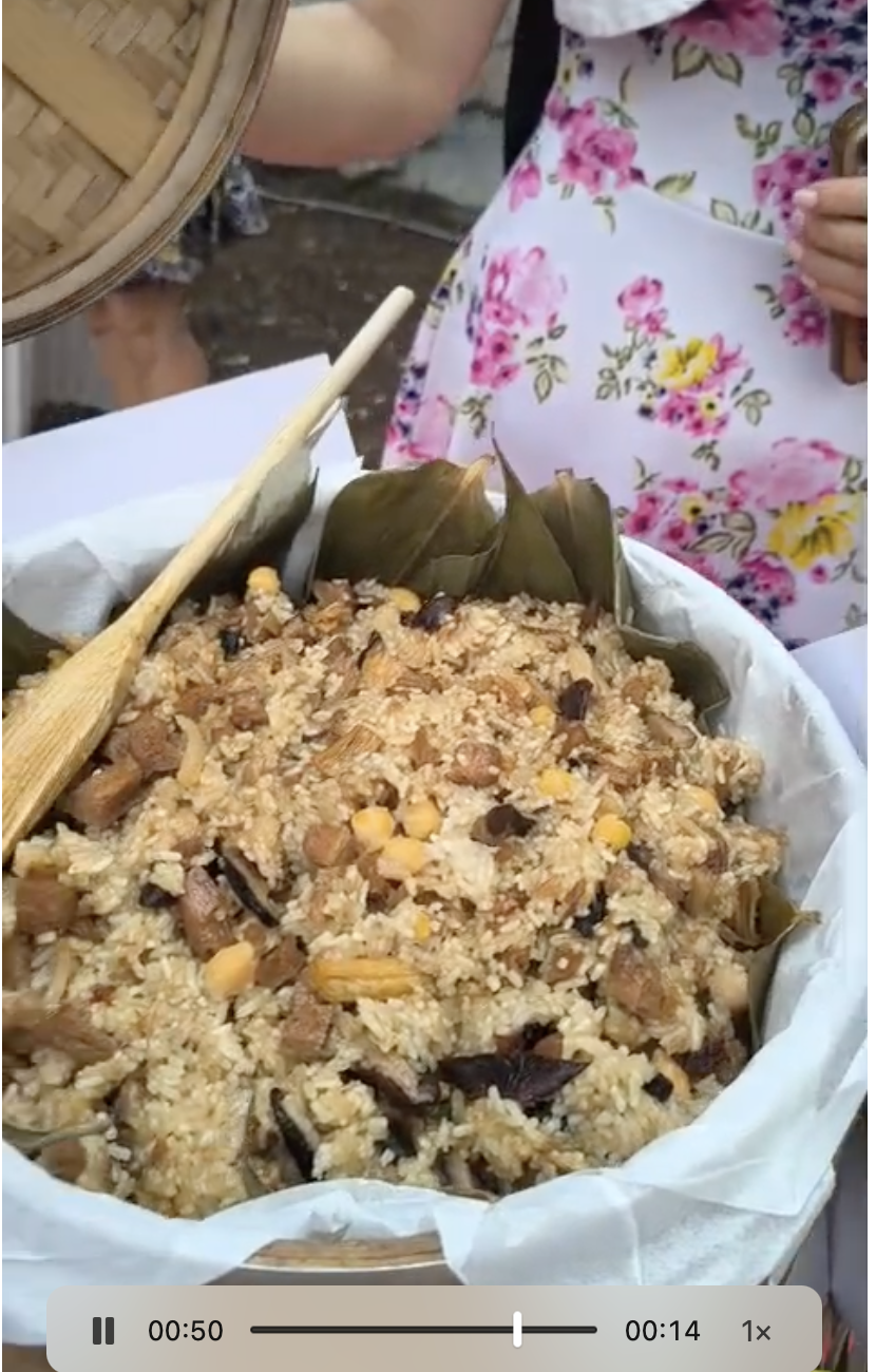 用料豐富的素油飯