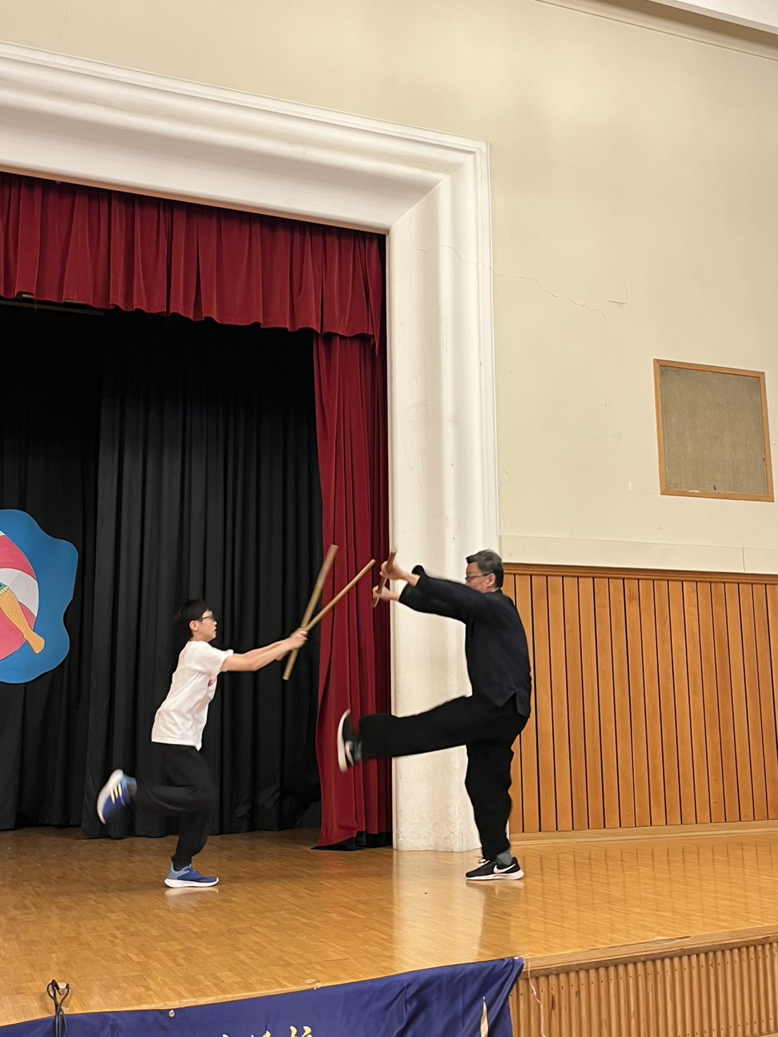 兒童武術班的精彩演出