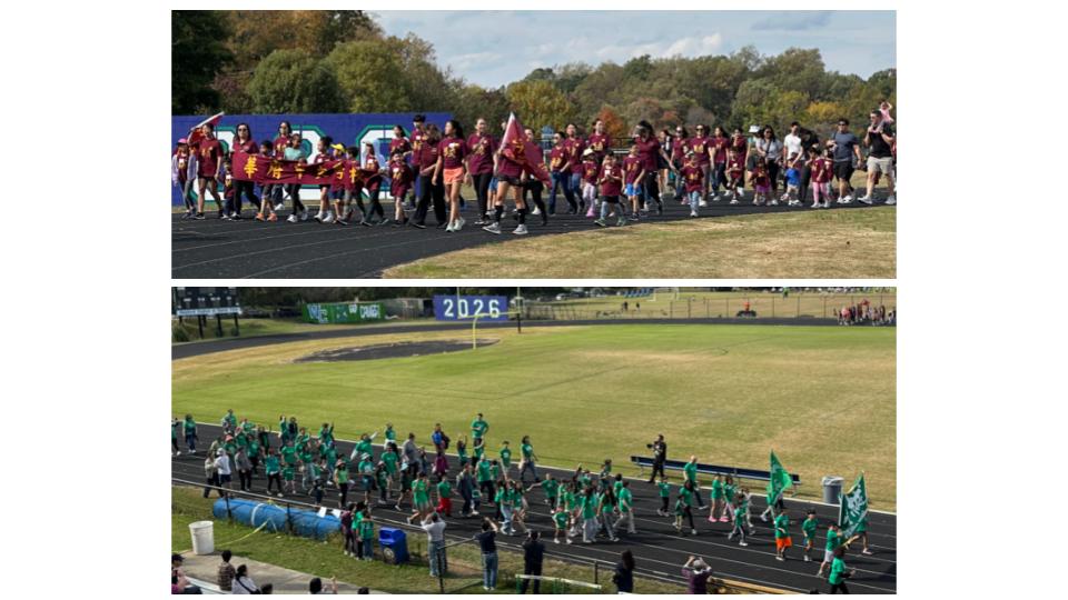 開幕式繞場-華府中文學校，洛城中文學校