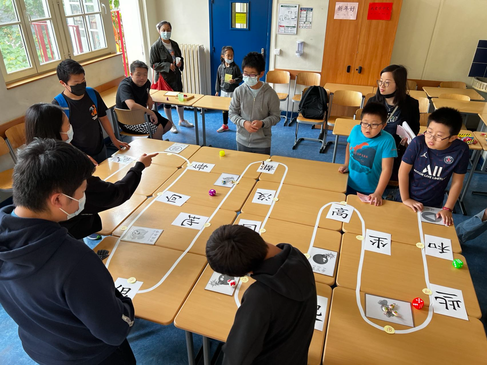 法國中華學校 2022 首屆“戲說漢字-漢字遊戲節”活動報導圖片