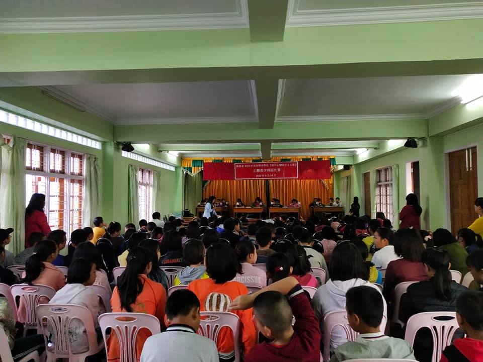 東枝興華學校2019正體漢字辨認比賽  過程緊張刺激2