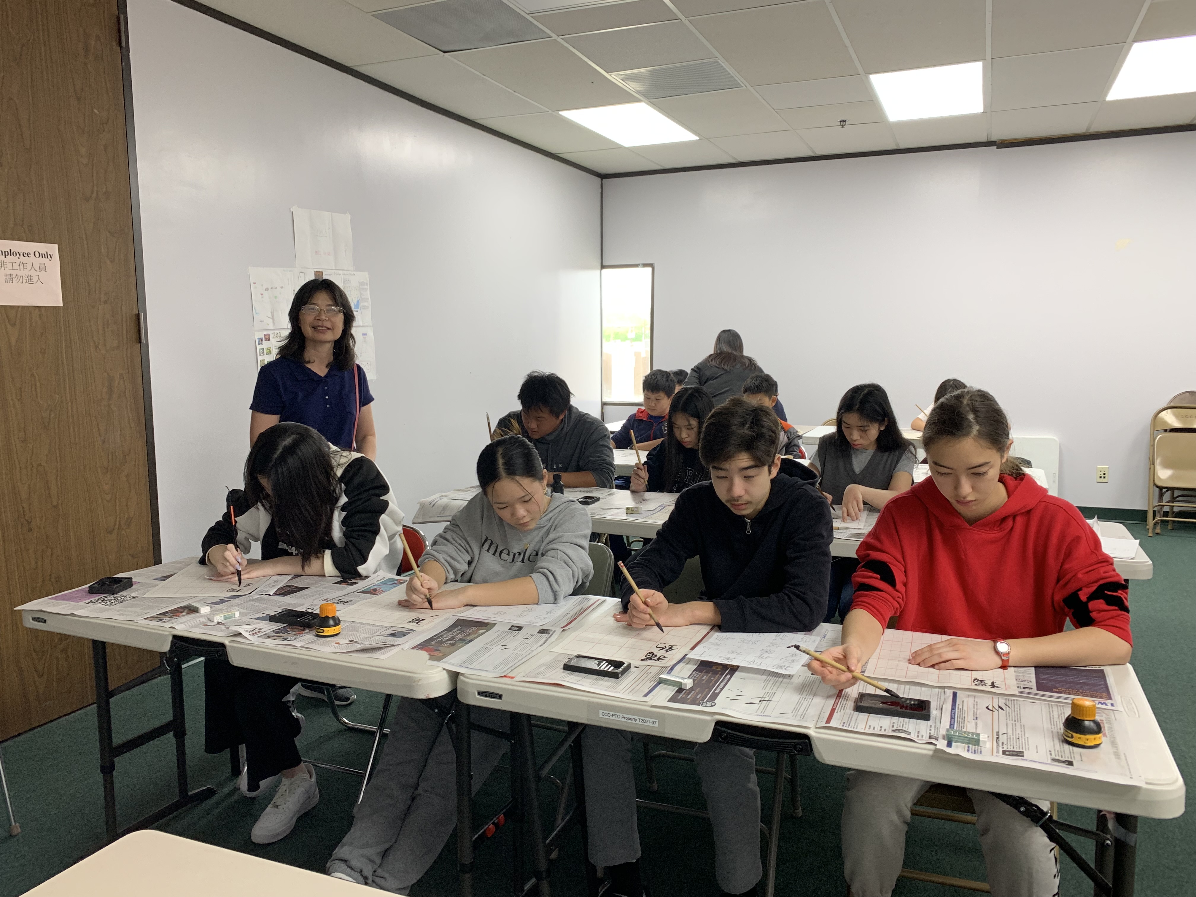 高年級班沈穩書寫