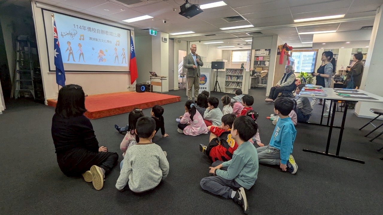 簡明輝校長說明比賽規則