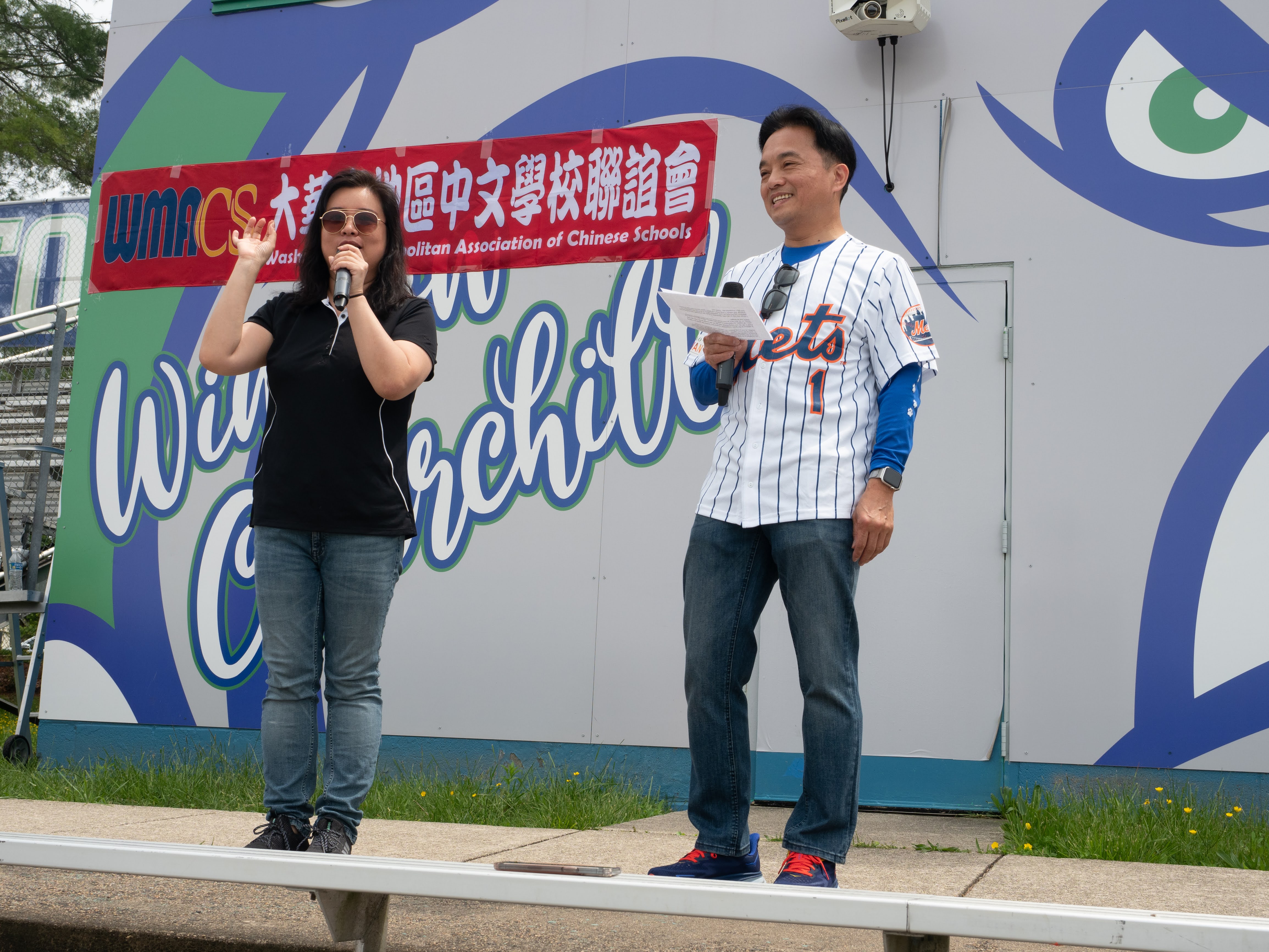 駐美代表處鄭榮俊公使到場為運動員加油