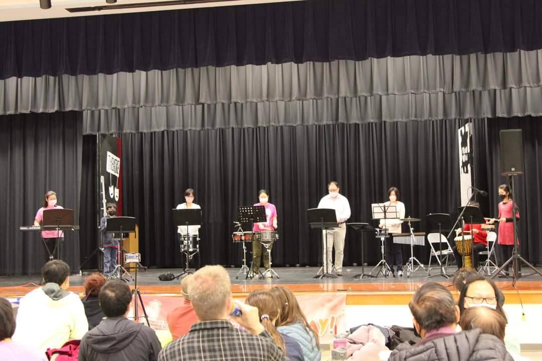 打擊樂家呂元喬老師指導的「八木節」