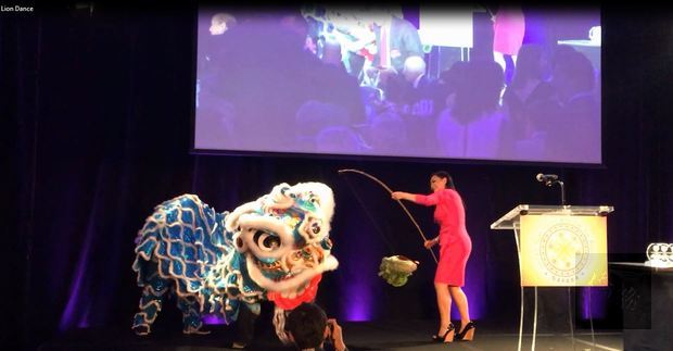 喬治亞州亞特蘭大台美學校 舞獅表演初登場2