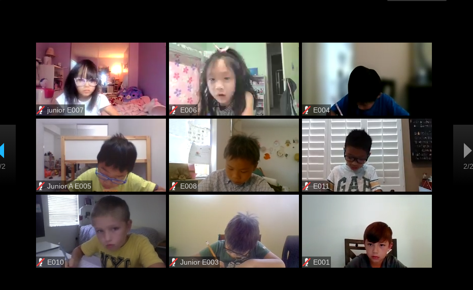 初小組比賽畫面