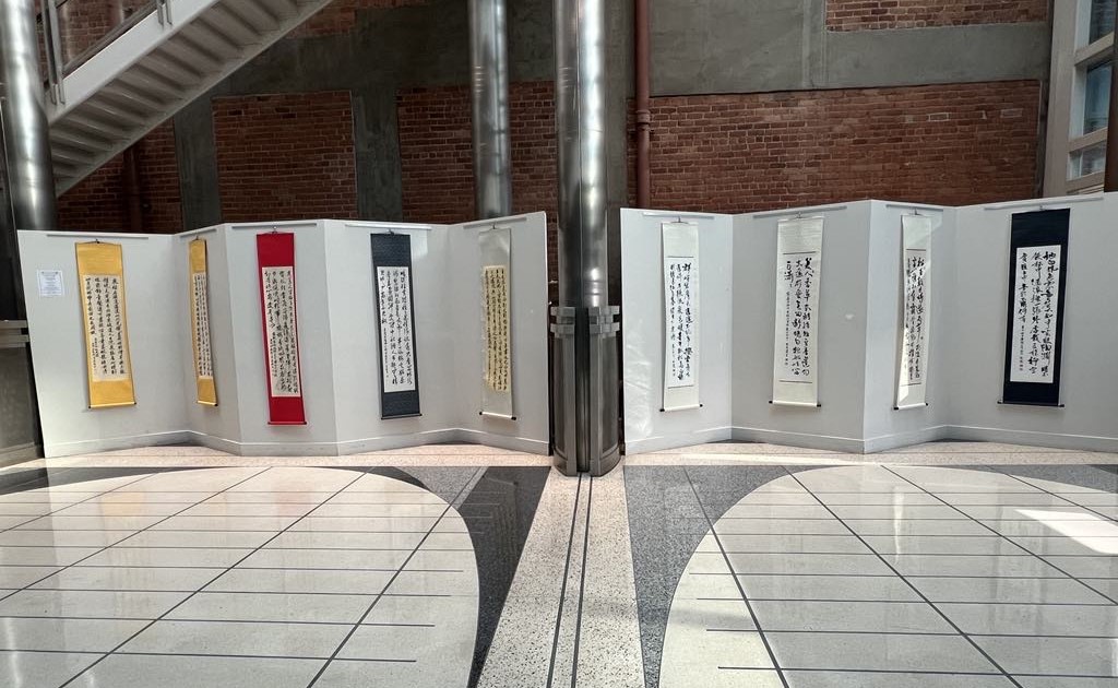 鳳凰城市政府大廳正體漢字書法展覽