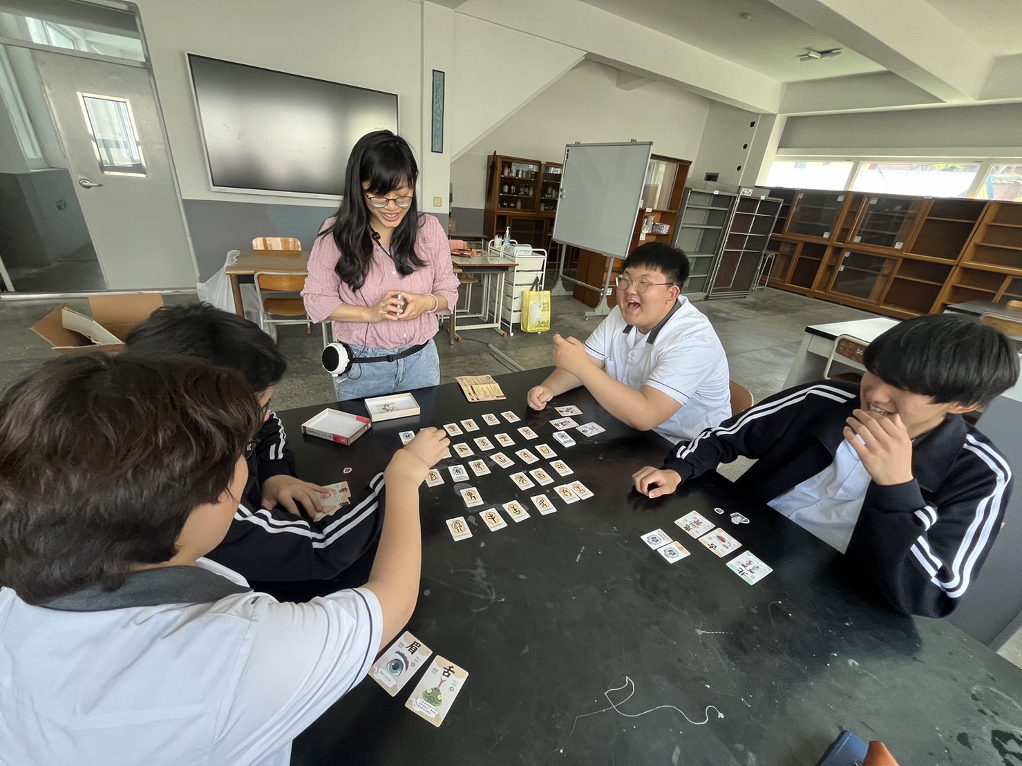 2024.06.04老師講解桌遊「漢字傳說」