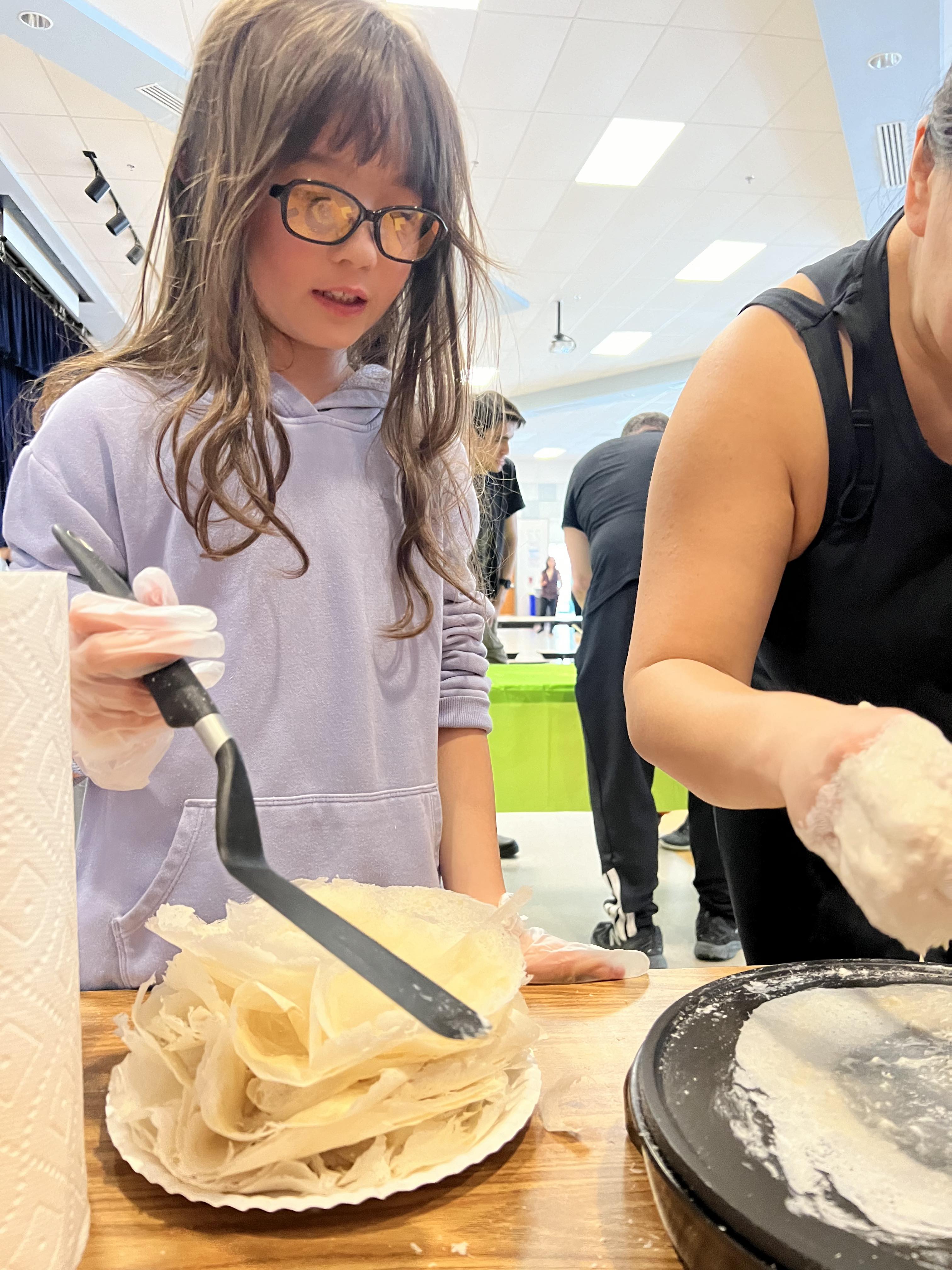 華府臺灣學校2024年清明節活動 體驗特色「烏魚子潤餅」5