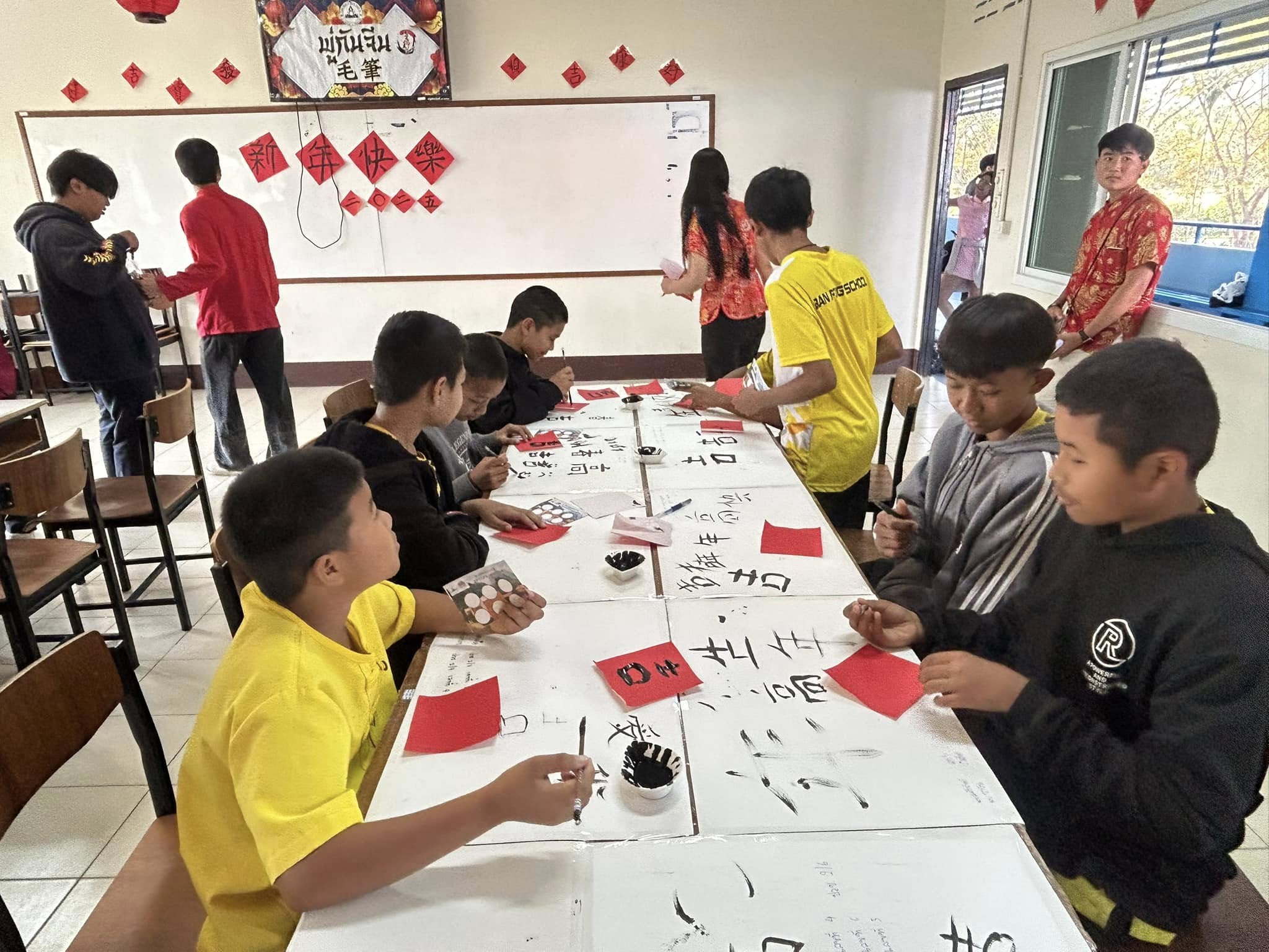 主流學校小學生毛筆書法體驗