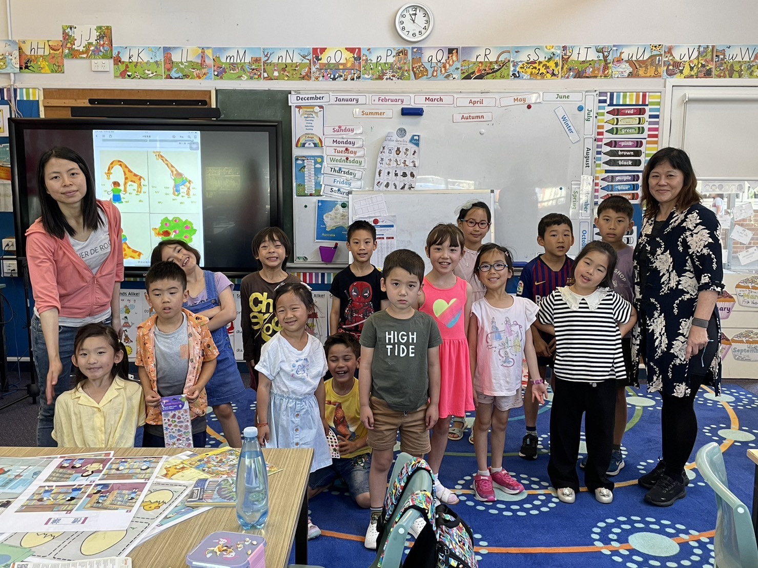 活動結束師生合影