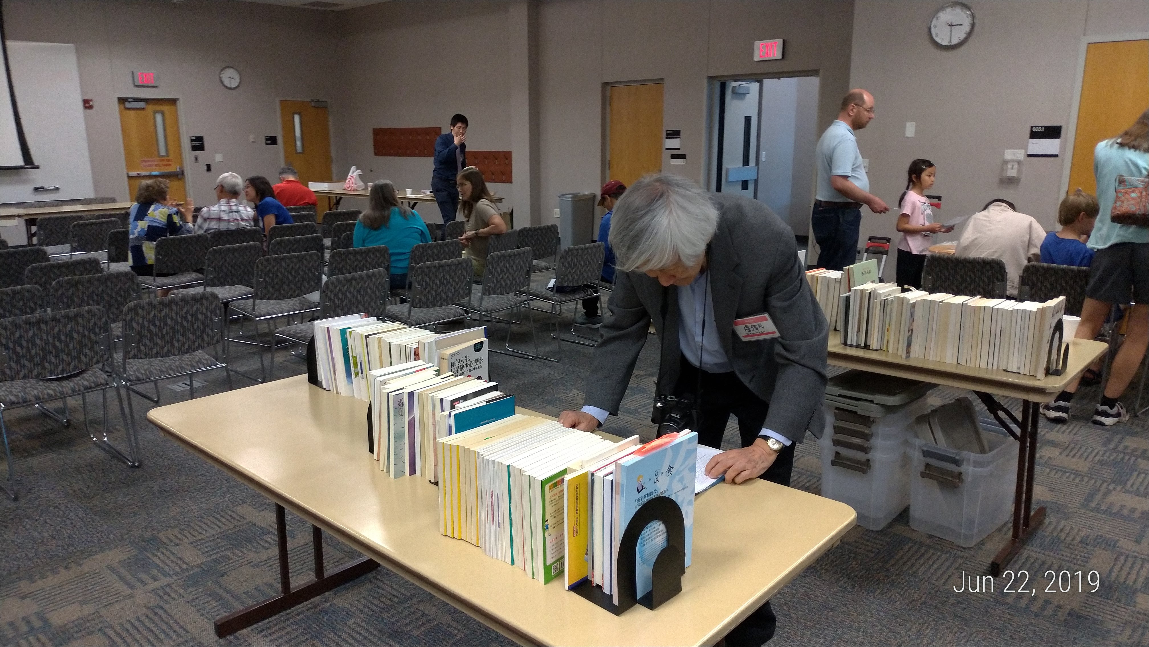 活動現場提供書籍借閲