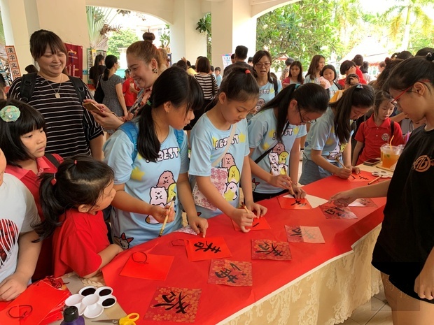 漢字文化節胡志明臺灣學校熱鬧登場2