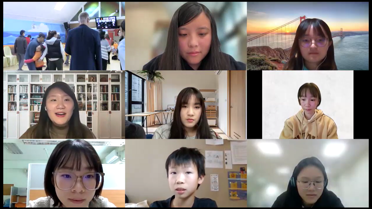 網路與實體的配搭教學及舞蹈表演