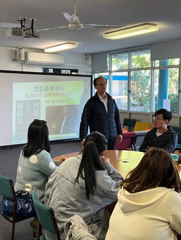 校長簡明輝強調內在動機的重要性