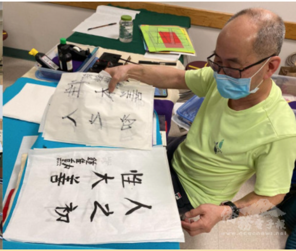 書法班黃明嘉老師分享學生作品