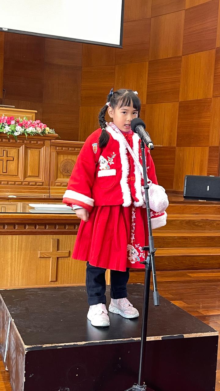 第二名：周上雅（一年級）