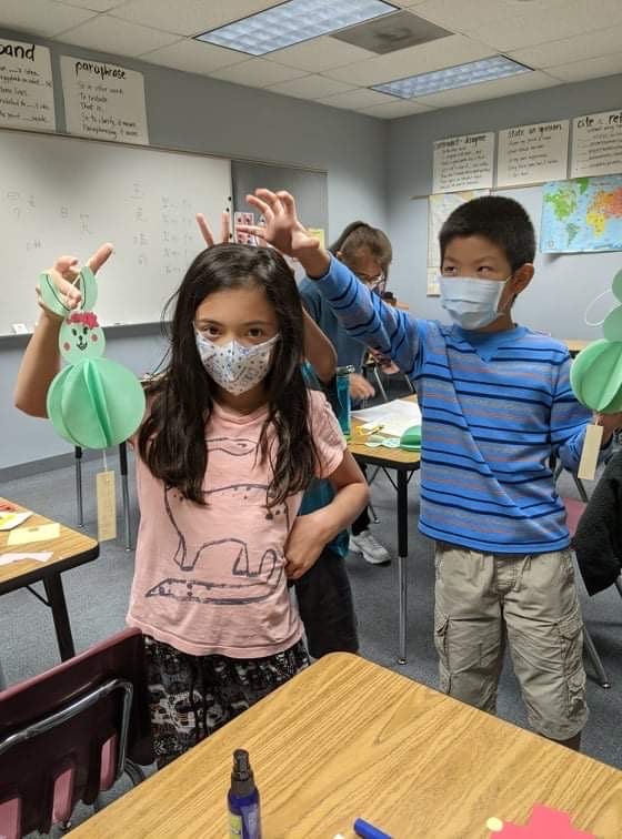 明州雙城中文學校 2021年秋季班慶祝中秋節暨教師節3