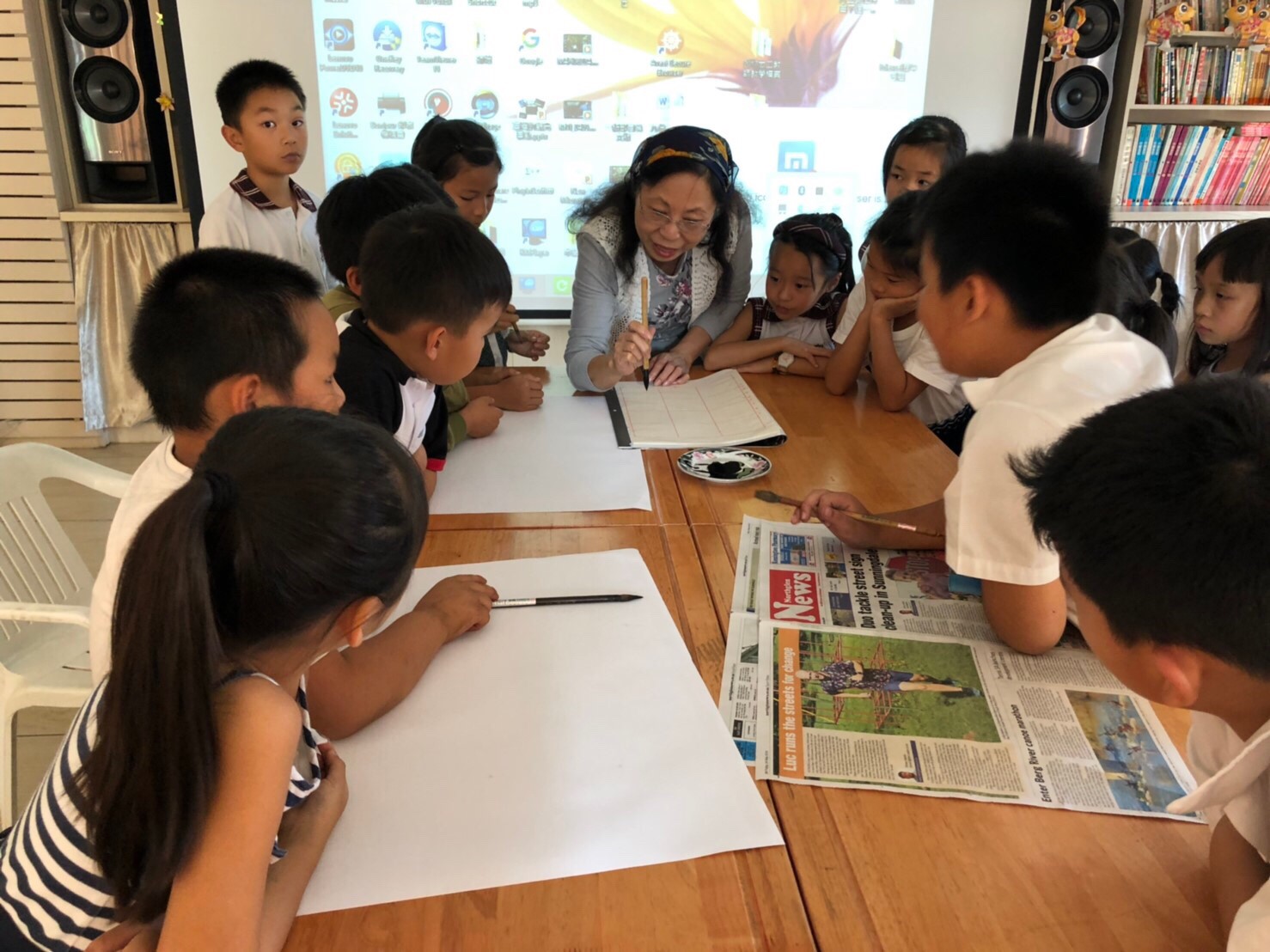 夸祖魯那他省台灣中華文教中心/德班中文學校-正體漢字文化節暨端午節文化教學活動園遊會1