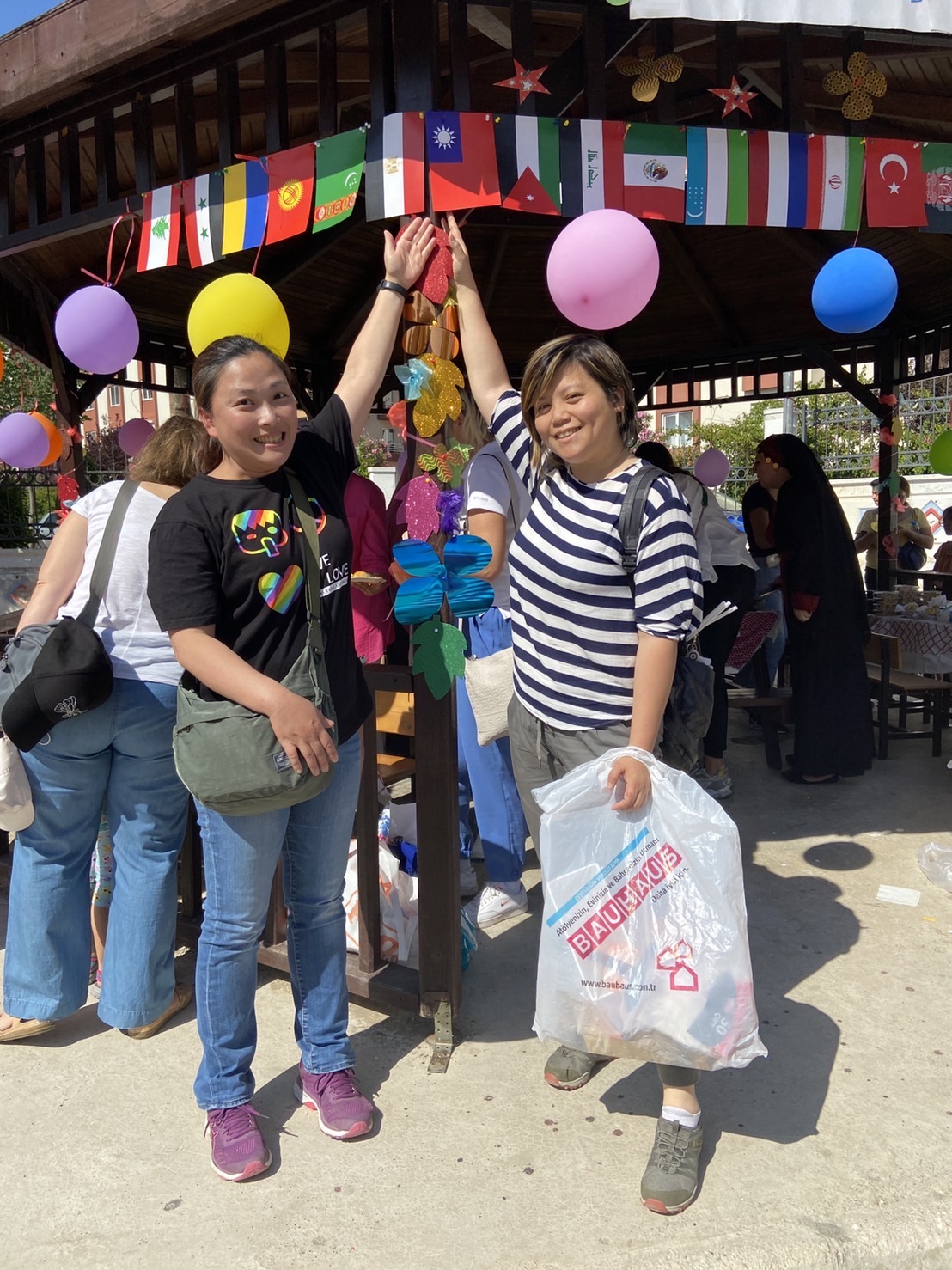 陳孟淳與楊心瑤老師