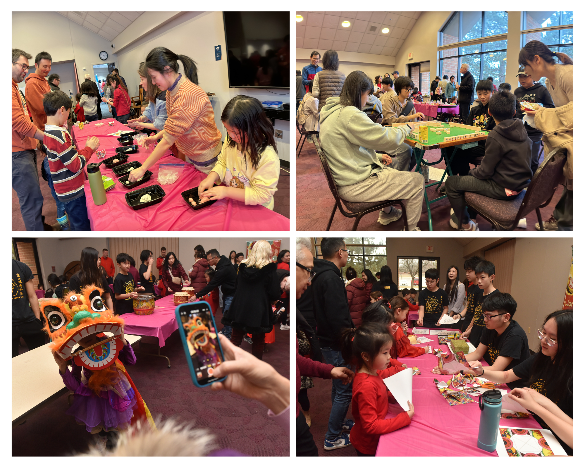 家長與學生們齊聚一堂