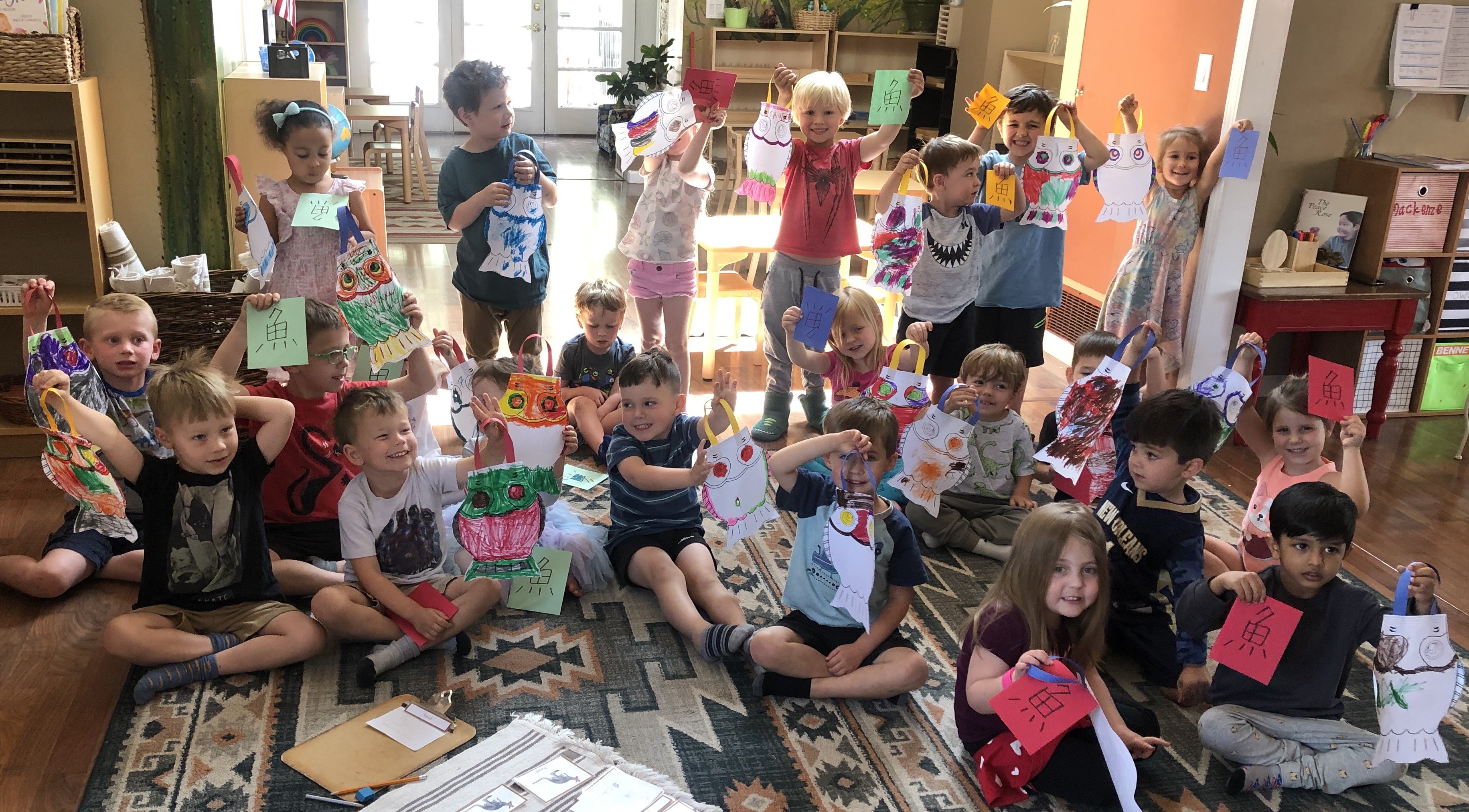 學生學習臺灣民俗才藝，年年有餘