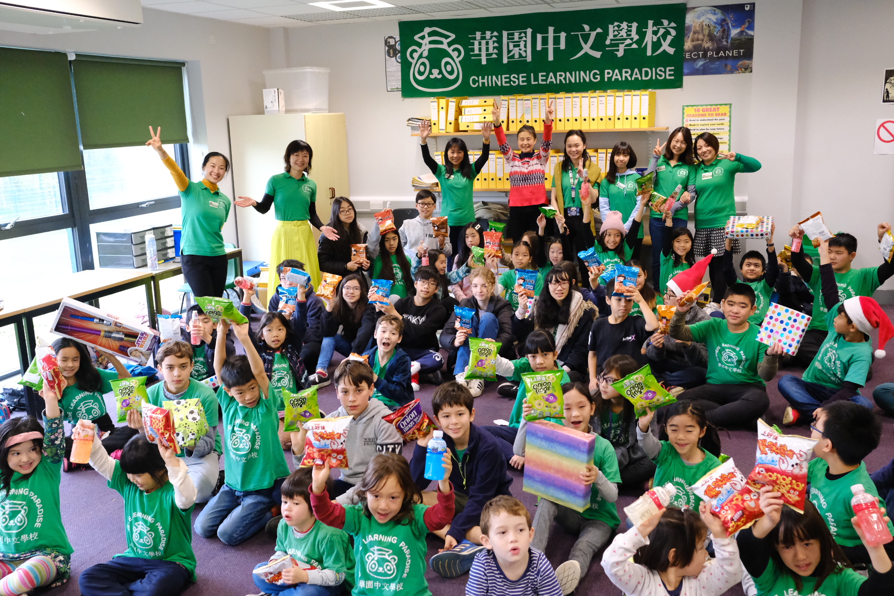 華園2022期末成果發表、集點卡禮物頒發及全校聖誕集會4