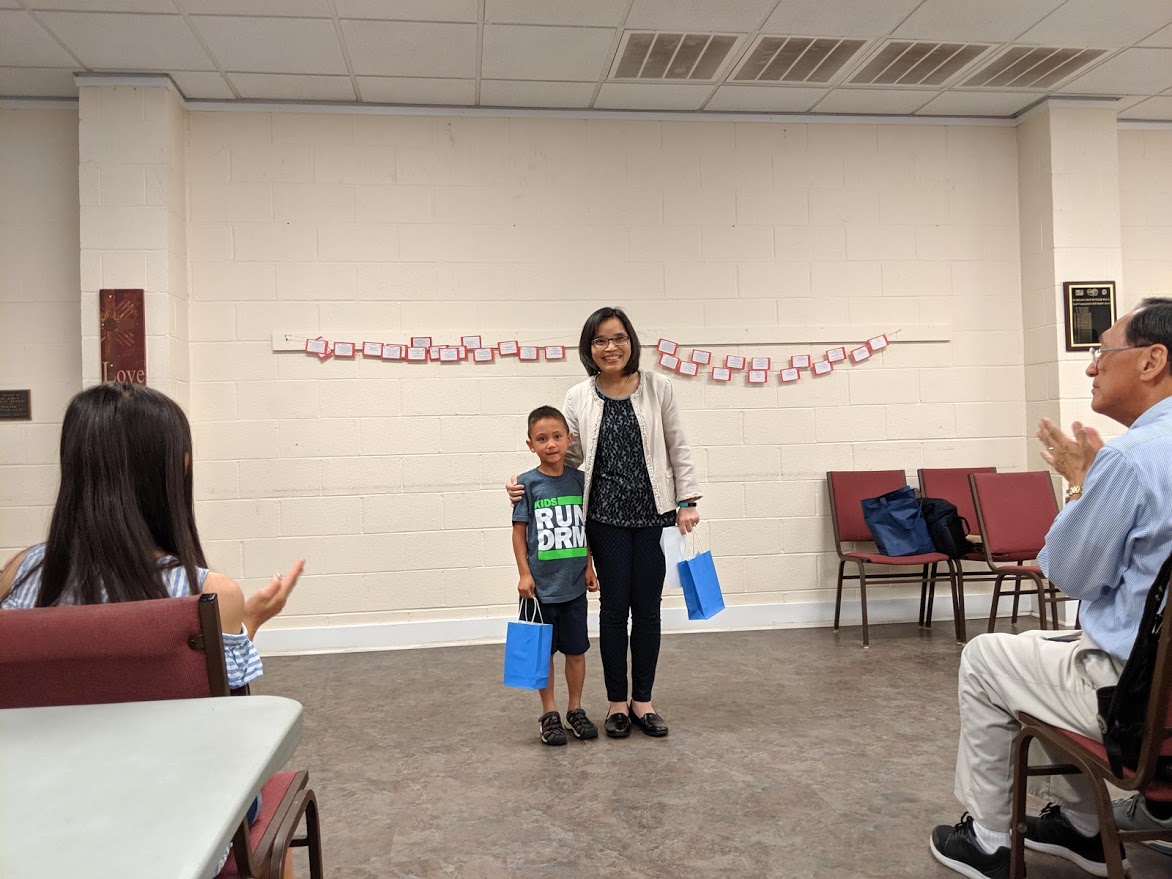 幼幼班學生Luke Halsey認字比賽得名