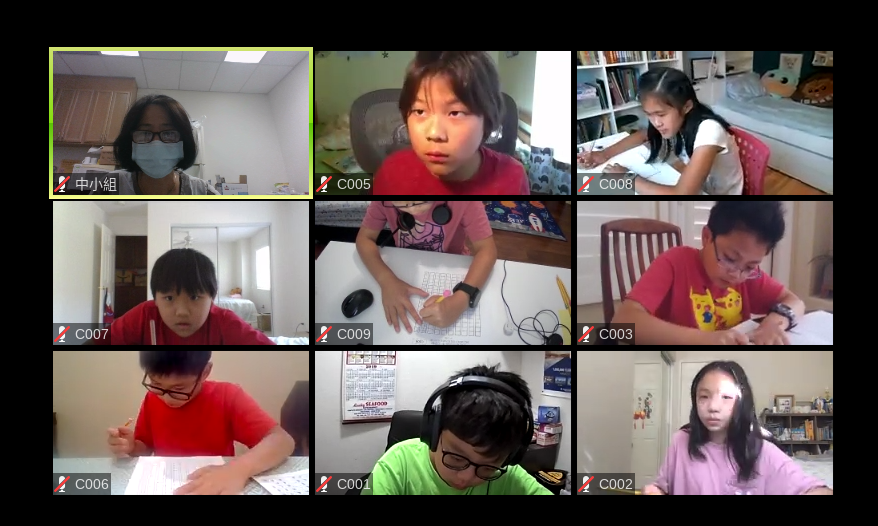 中級組比賽畫面