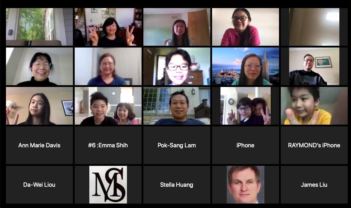 全體線上合影