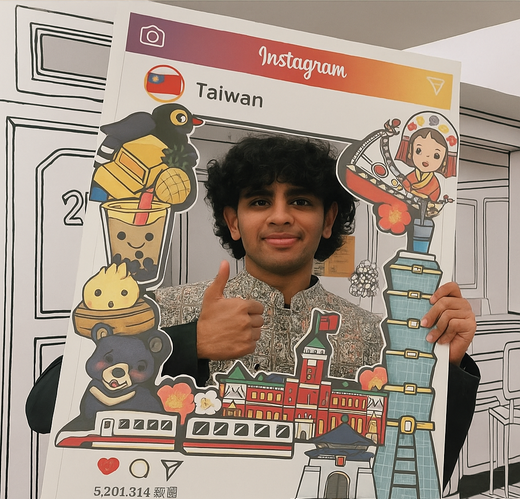 拍一張就到臺灣