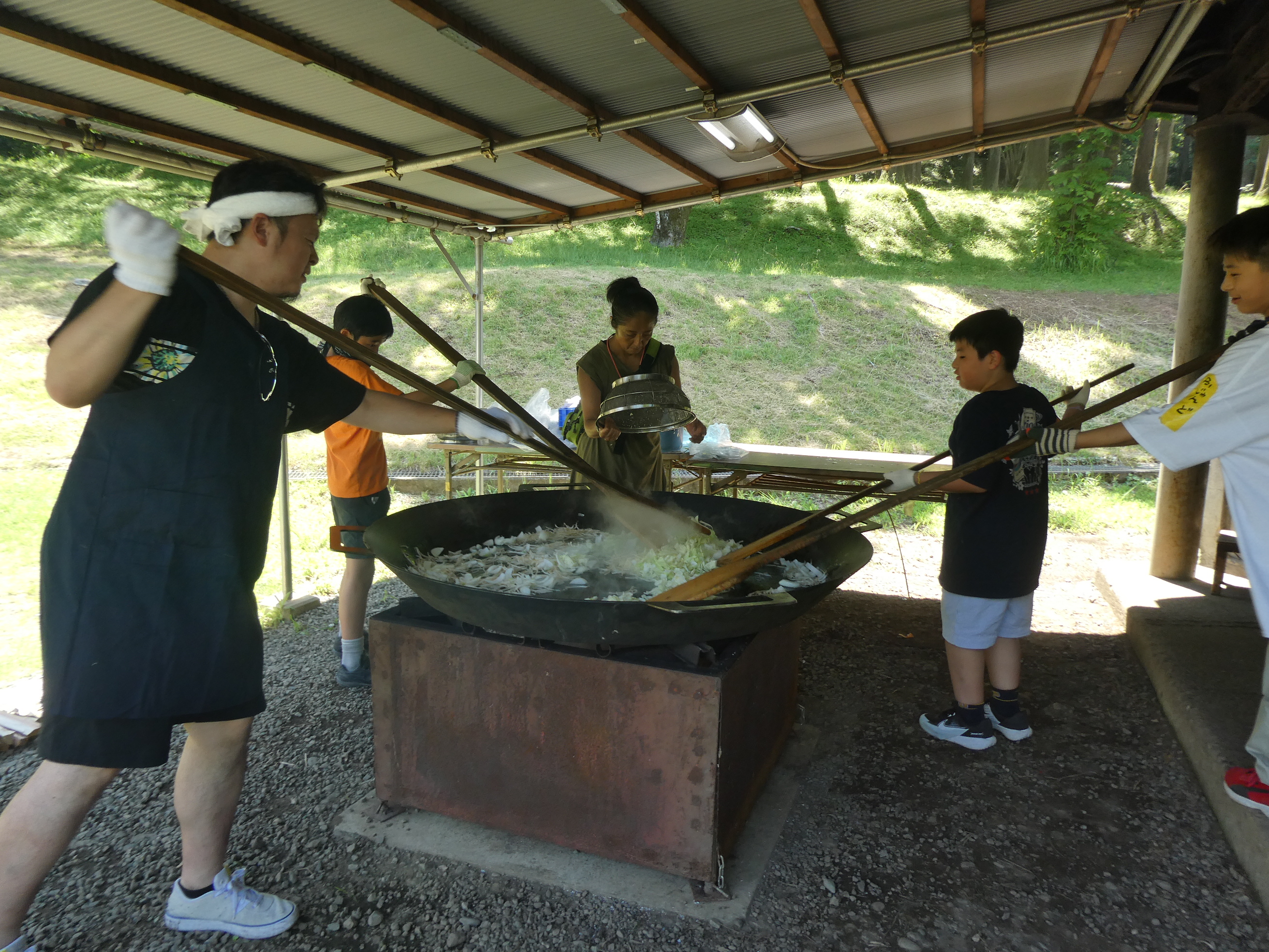 野外教學自製炒麵