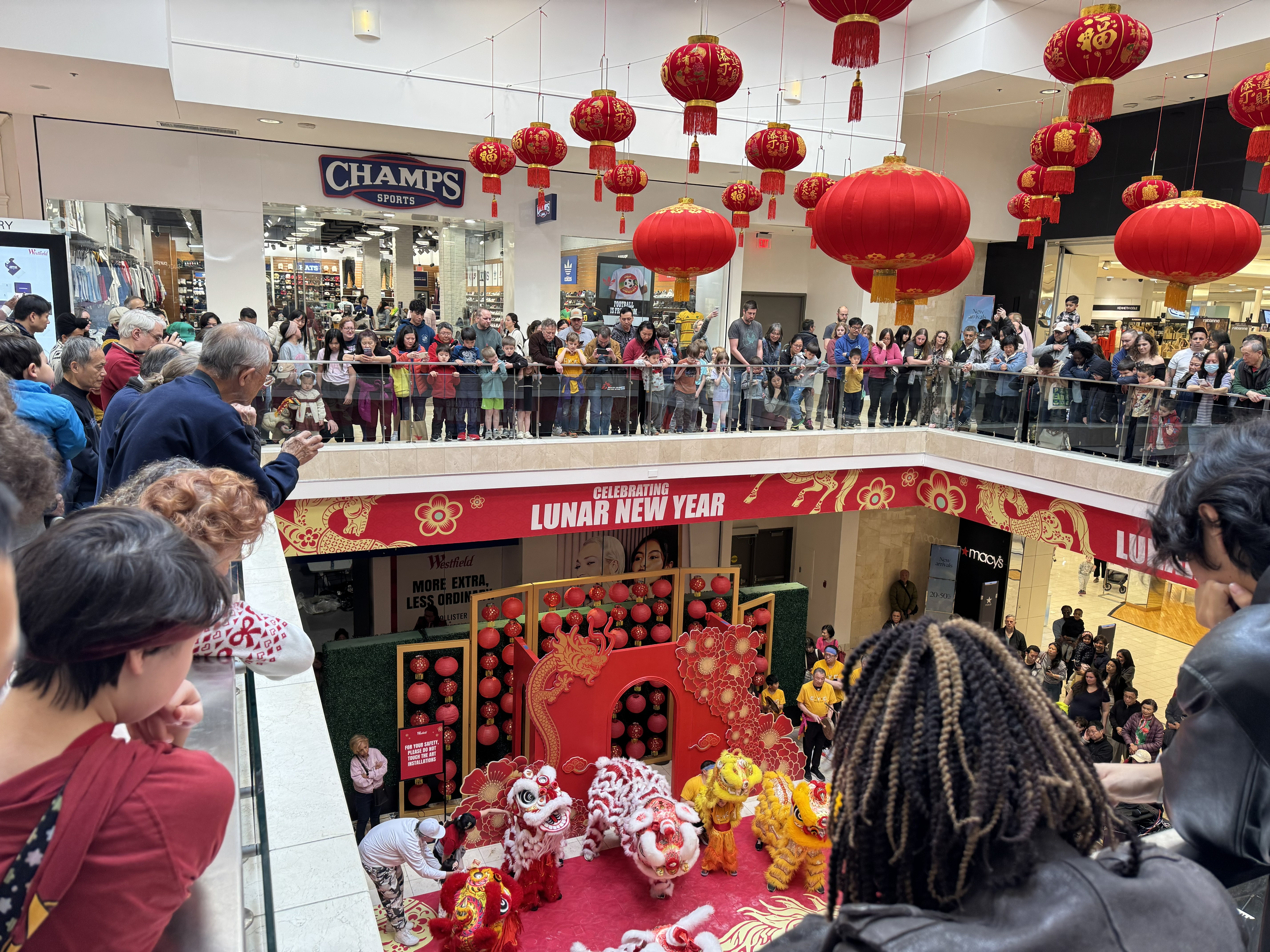 美京華人活動中心在大型商場舉辦農曆新年慶祝活動