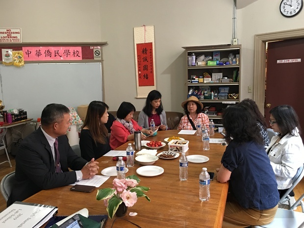 海外華語文巡迴講師拜訪西雅圖僑校 瞭解美國星談計畫3