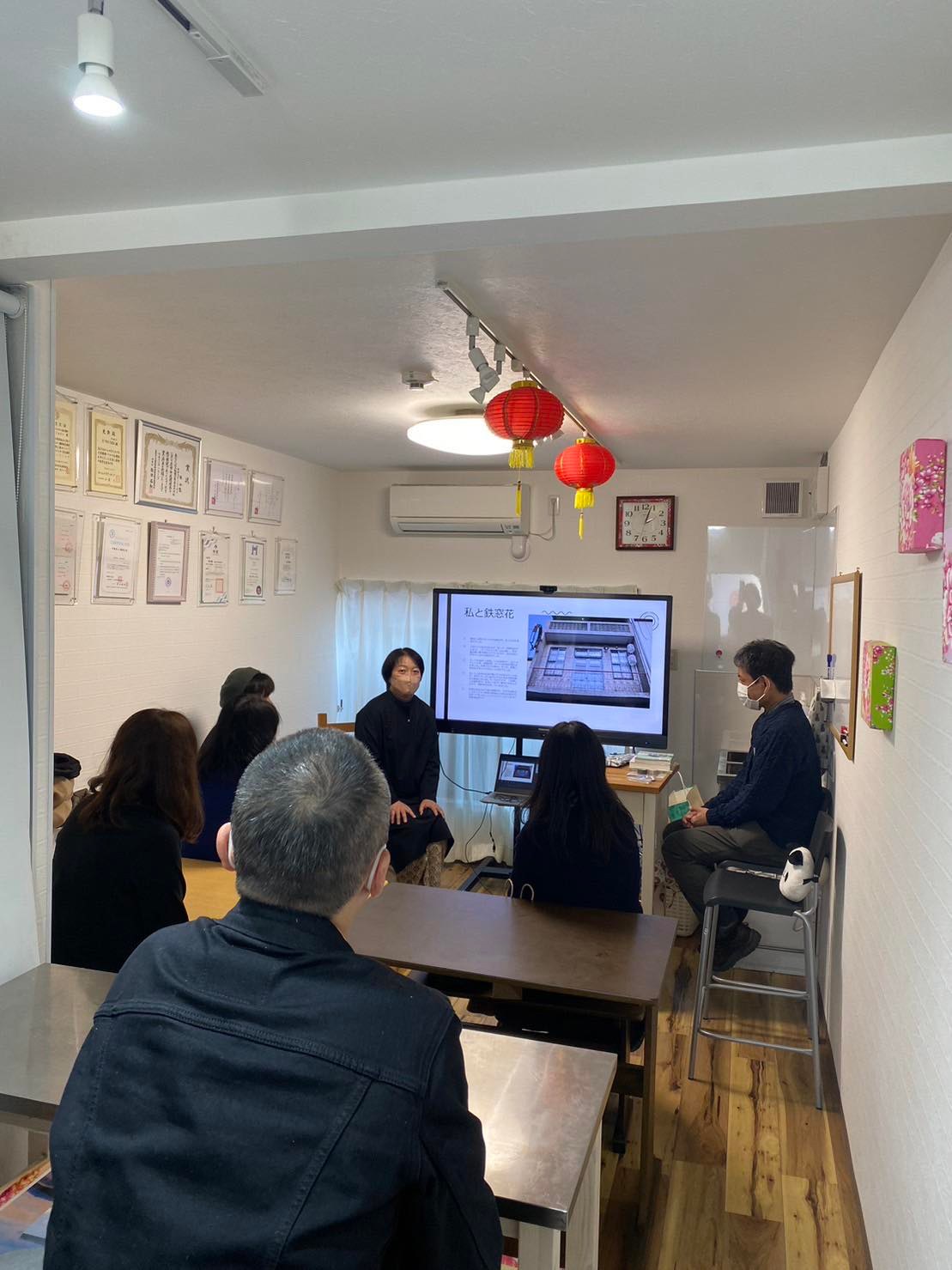 臺日鐵窗花分享講座