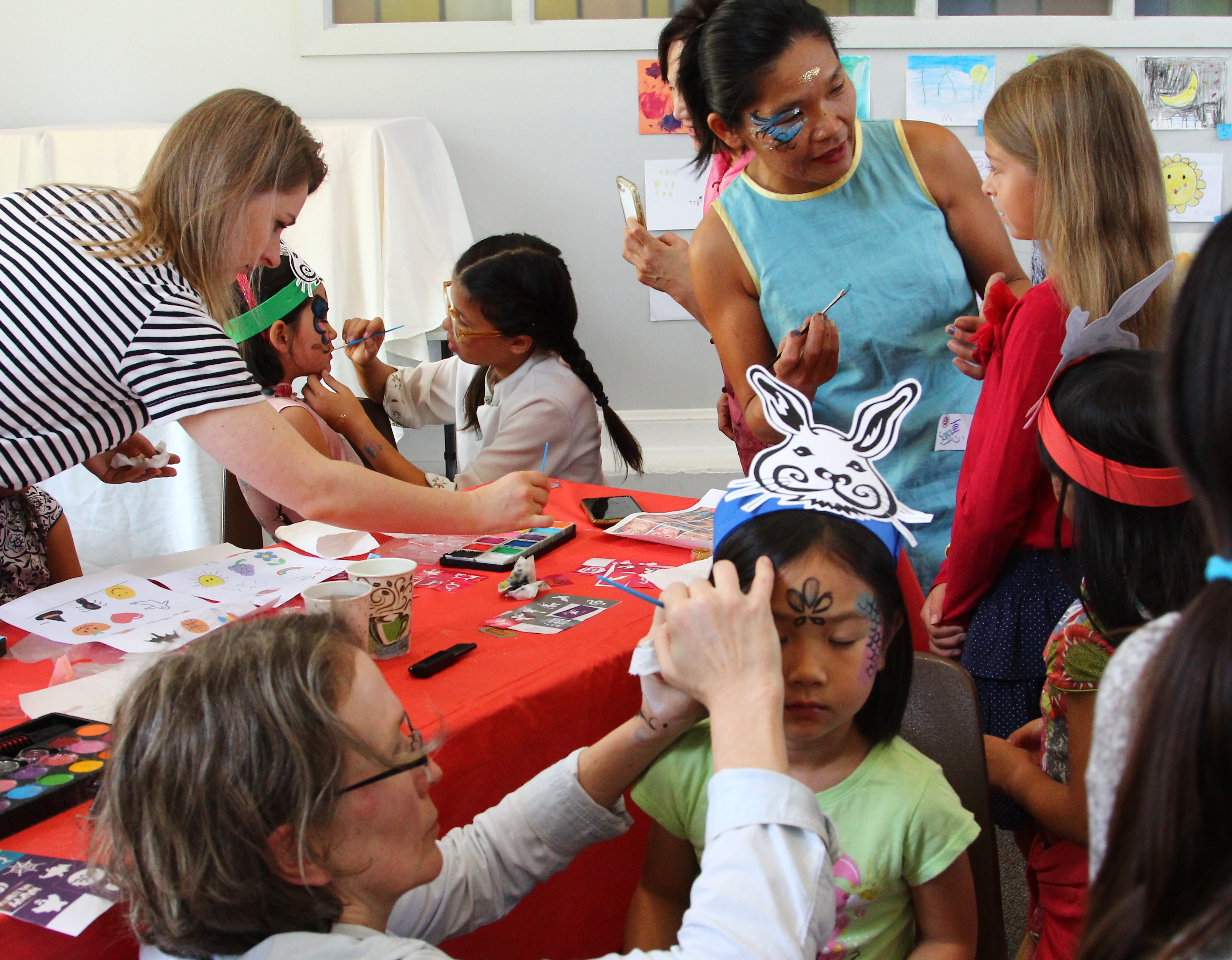 臉部彩繪闖關遊戲