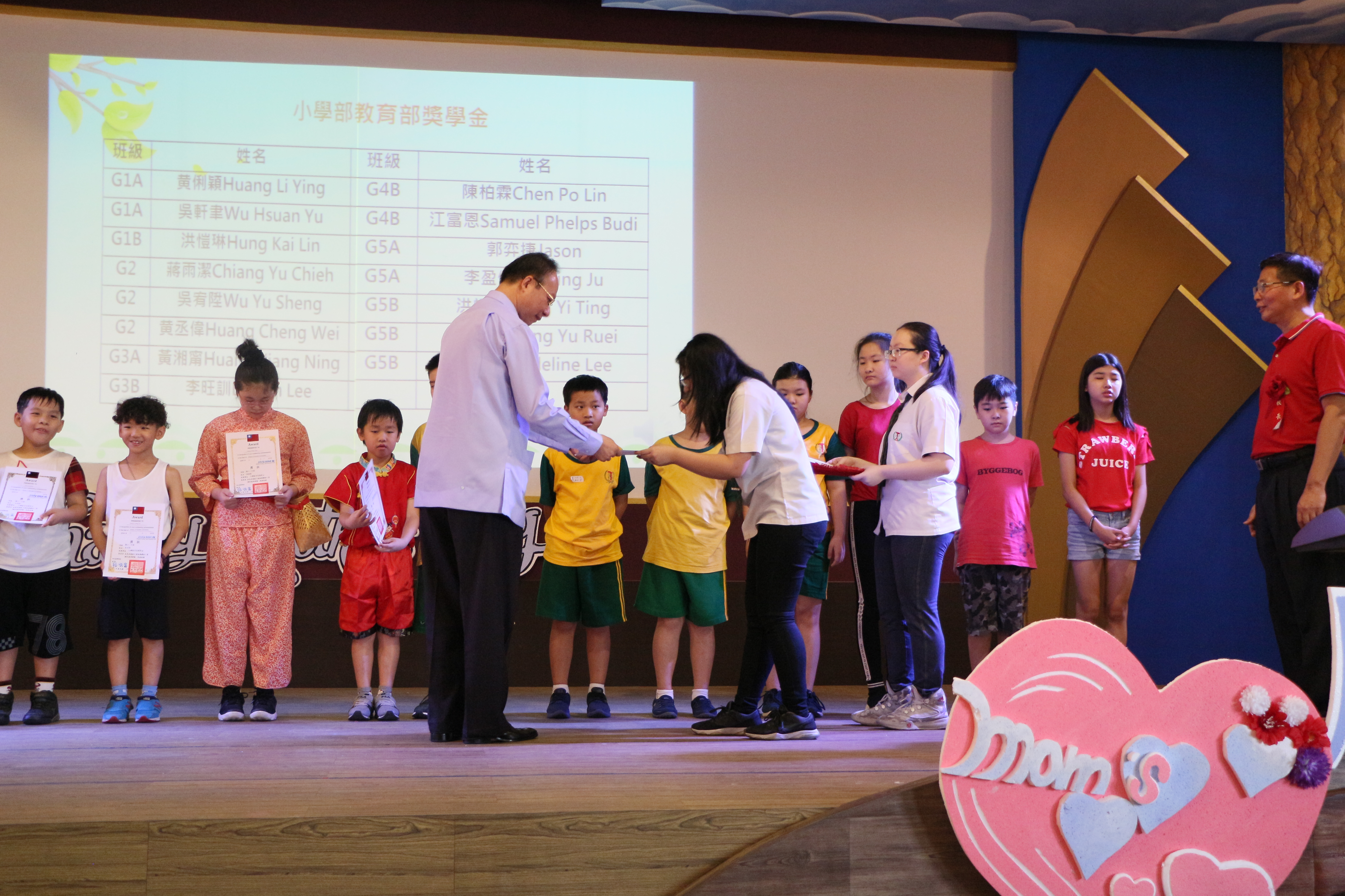 辦事處處長頒發獎學金