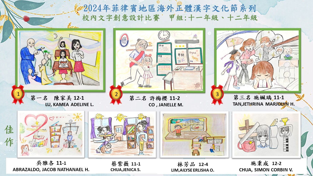 甲組:十一年級、十二年級 - 得獎作品 (主題:老師)