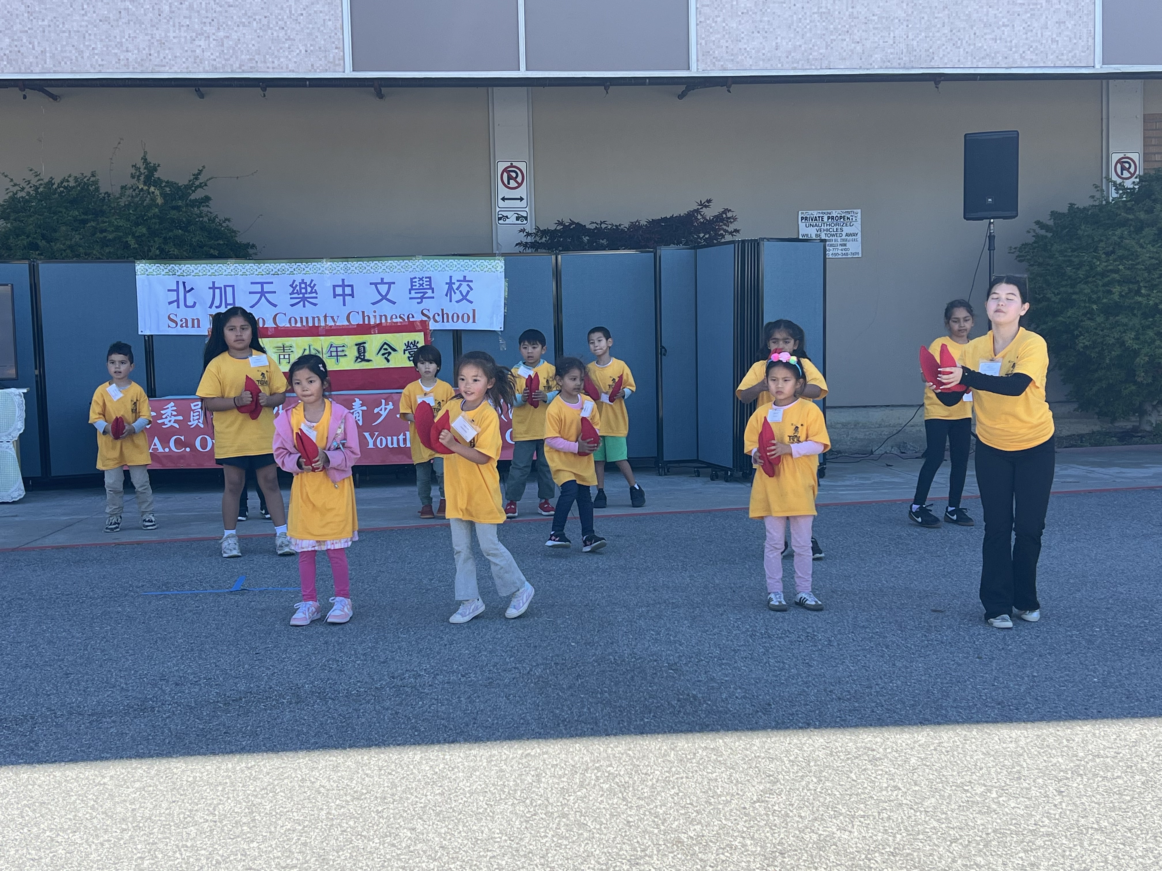 成果發表會中，學員輪番帶來演出